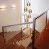 ZMH Chandelier 6 Flammes Ambre Lampe Suspendue Boule de Voir les images du produit 9