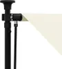 vidaXL Tenda da sole retrattile crema 150x150 cm in tessuto Anteprima dell’immagine prodotto 6