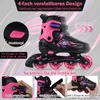 COSTWAY Rollschuhe Kinder, 4 Größen verstellbar, Inline Produktbild-Vorschau 7