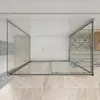 AICA 120x70x185cm U-Form Duschkabine Schiebetür mit Produktbild-Vorschau 2