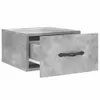 vidaXL Tables de chevet murales 2 pcs. Gris béton 35x35x20 Voir les images du produit 7