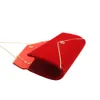 Rot  Abend Clutch Tasche Samt Stoff Braut Geldbörse für Produktbild-Vorschau 4