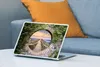 MuchoWow® Laptop Aufkleber Sticker Cover Brücke - Meer - Produktbild-Vorschau 4