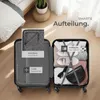 tectake® Set de valises à coque dure 3 pièces, en plastique Voir les images du produit 7