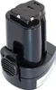 A black power tool battery pack is shown against a white background. Náhled obrázku produktu