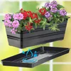 KADAX Blumenkasten mit Untersatz und Balkonkastenhalterung Produktbild-Vorschau 4