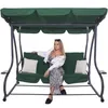 Springos® 3-Sitzer Hollywoodschaukel Venedig Gartenschaukel Produktbild-Vorschau 3