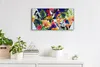 Wandbild Leinwand Bilder Wanduhr Geräuschlos 60x30 Produktbild-Vorschau 3