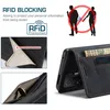 Xiaomi 11T Brieftasche Hülle, Retro Kunstledertasche Stand Produktbild-Vorschau 4