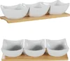 Dipschalen Set 4er mit Bambus Tablett Keramik Schalen Tapas Produktbild-Vorschau 12