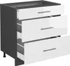 Küchenunterschrank Vicco Fame-Line Weiß Hochglanz 80 cm mit Produktbild-Vorschau 5