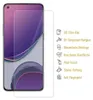 A screen protector is shown on a smartphone, with a list of its features. Produktbild-Vorschau