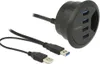 Delock In-Desk Hub - Rozbočovač - 4 x SuperSpeed USB 3.0 Náhled obrázku produktu 1