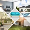 GOPLUS Gartenbank Holz, Gartensofa mit Liegefunktion, 2-3 Produktbild-Vorschau 8