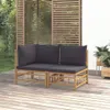 The Living Store 2-tlg. Garten-Lounge-Set mit Dunkelgrauen Produktbild-Vorschau 2