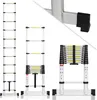 Izrielar Aluminium Teleskopleiter 3,2M, Leiter Ausziehbar Produktbild-Vorschau 1