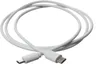 A white USB-C cable coiled on a white background. Produktbild-Vorschau