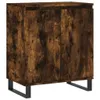 vidaXL Sideboard chêne fumé 60x35x70 cm bois composite Voir les images du produit 2
