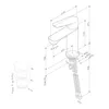 Grifo de lavabo con válvula de pop-up para desagüe, color Vista previa de la imagen del producto 10