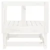 The Living Store Garten-Ecksofas 2 Stk. Weiß Massivholz Produktbild-Vorschau 6