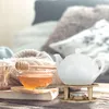 relaxdays Antikes Stövchen in Gold Produktbild-Vorschau 2