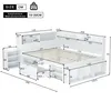 okwish Jugendbett Klassische Betten 140x200cm mit Produktbild-Vorschau 6