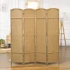 HOMCOM Paravento a 4 ante 160 x 170 cm, divisorio in legno Anteprima dell’immagine prodotto 8