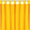 A close-up view of a bright orange curtain hanging from a silver rod. Anteprima dell’immagine prodotto
