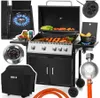 MalTec Gasgrill 4+1 Brenner mit Abdeckung | Gartengrill BBQ Produktbild-Vorschau 1