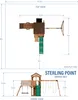 Backyard Discovery Sterling Point Swing Set, Aire De Jeux Voir les images du produit 6