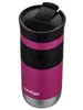 A pink and black Contigo travel mug with a silver base, shown from a slightly elevated angle against a white background. Anteprima dell’immagine prodotto