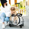 Pet Trolley Case Clear Ventilation Holes Silent Wheels Produktbild-Vorschau 4