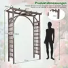 COSTWAY, arco da giardino in legno di abete, 160 x 60 x 216 Anteprima dell’immagine prodotto 3
