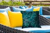 MuchoWow® Outdoor Kissen - Steine - Gold - Luxus - Muster - Produktbild-Vorschau 4