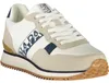 Weiße Herrensportschuhe mit Kontrastdetails und Produktbild-Vorschau 2