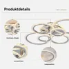 LED Deckenleuchte Acryl, Rundring Dimmbar, Fernbedienung, Produktbild-Vorschau 2