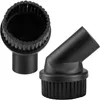 Two black vacuum cleaner attachments with brushes are shown against a white background. Produktbild-Vorschau