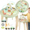 Tavolo didattico in legno per bambini, tavolo, treno, Anteprima dell’immagine prodotto 14