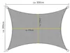 Sol Royal Sonnensegel rechteckig 2x3m SolVision HS9, Grau Produktbild-Vorschau 2