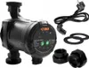 A black water pump and its accessories are displayed on a light gray background. Anteprima dell’immagine prodotto