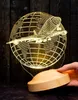 GESCHENKELAMPE 3D LED Nachttischlampe Passagierflugzeug Produktbild-Vorschau 9