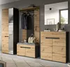 A modern entryway with a wardrobe set, mirror, and chest of drawers. Produktbild-Vorschau