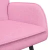 vidaXL dvojmiestna pohovka ružová 115 x 61 x 87 cm látková Náhľad obrázku produktu 7
