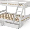 Etagenbett Vitalispa Everest Weiß 140x200 / 90x200 cm mit Produktbild-Vorschau 6