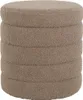 sweeek - Hocker mit Stauraum und Bouclé-Bezug - Taupe Produktbild-Vorschau 1