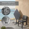 Kettler TUBE Balkon Gastrotisch Alu Klapptisch 70x70 cm Produktbild-Vorschau 7