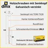 DMX - Holzschrauben Torx - Spanplattenschrauben - Schrauben Produktbild-Vorschau 2