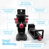 A diagram showing a laser mounting bracket with labels pointing out its features. Produktbild-Vorschau