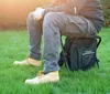 highfeld® Sitzrucksack Ansitzrucksack mit Hocker black Produktbild-Vorschau 10