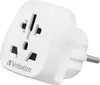 Verbatim World to Europe Travel Adapter Plug, weiß WTEU-02 Produktbild-Vorschau 3